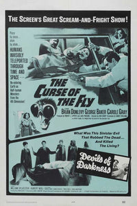 Curse of the Fly Movie Poster Print showcasing eerie vintage film artwork.