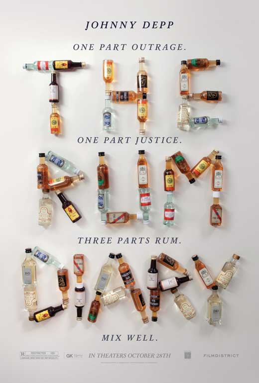 The Rum Diary Movie Poster Print showcasing vibrant colors and cinematic theme.