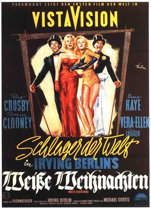 White Christmas Movie Poster Print showcasing holiday cheer.
