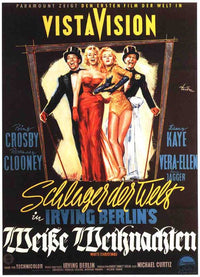 White Christmas Movie Poster Print showcasing holiday cheer.