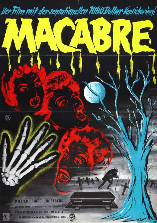 Macabre Movie Poster Print - Unique Art for Home Decor