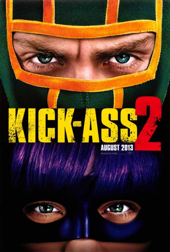 Kick-Ass 2 Movie Poster Print featuring dynamic visuals.