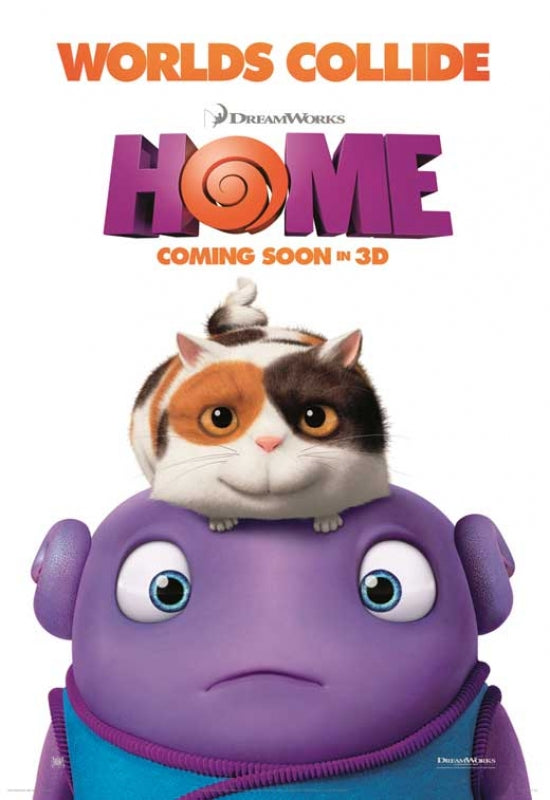 Home Movie Poster Print showcasing vibrant colors for home decor.