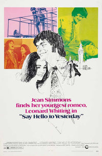 Say Hello to Yesterday Movie Poster Print showcasing classic cinema vibes.
