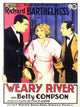 Weary River Movie Poster Print featuring classic film imagery.