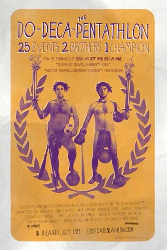 The Do-Deca-Pentathlon Movie Poster Print showcasing competitive spirit and humor.