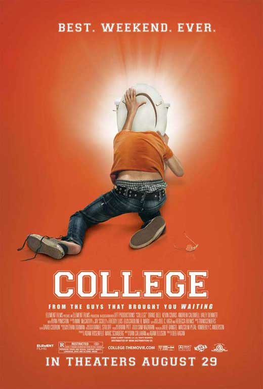 College Movie Poster Print - vibrant decor for dorm rooms