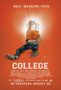 College Movie Poster Print - vibrant decor for dorm rooms