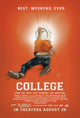 College Movie Poster Print - vibrant decor for dorm rooms