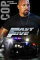 Fast Five Movie Poster Print featuring high-speed action scenes.