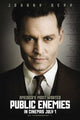 Public Enemies Movie Poster Print showcasing crime drama theme.