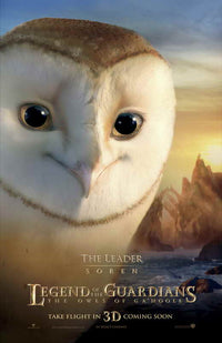 Legend of the Guardians: The Owls of Ga'Hoole movie poster print