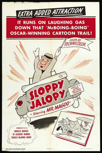 Sloppy Jalopy Movie Poster Print showcasing vibrant colors and fun design.