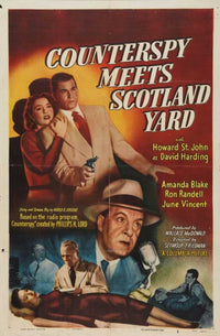 Counterspy Meets Scotland Yard Movie Poster Print showcasing classic espionage themes.