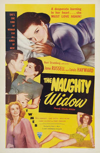 Young Widow Movie Poster Print showcasing dramatic themes and emotional depth.