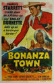 Bonanza Town Movie Poster Print showcasing vintage Western art