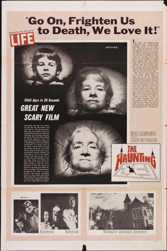 The Haunting Movie Poster Print showcasing classic horror art.