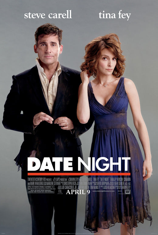 Date Night Movie Poster Print for romantic comedy decor.