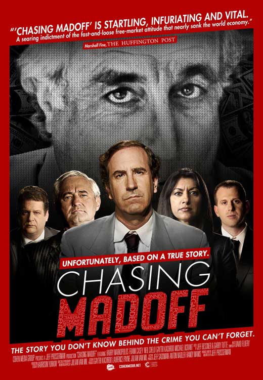 Chasing Madoff Movie Poster Print showcasing gripping finance drama.