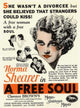 A Free Soul Movie Poster Print showcasing classic cinema art