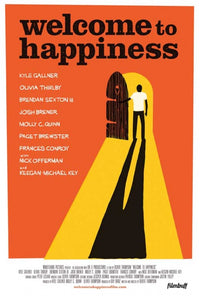 Welcome to Happiness Movie Poster Print showcasing vibrant colors and positive theme.