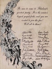 Paramount on Parade Movie Poster Print showcasing classic film stars.