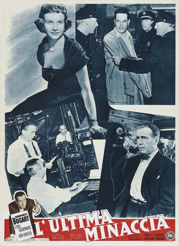 Deadline USA movie poster print featuring iconic film imagery.