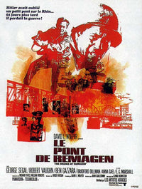 The Bridge at Remagen Movie Poster Print showcasing dramatic WWII imagery.