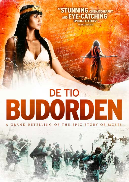 The Ten Commandments Movie Poster Print showcasing iconic imagery from the film.