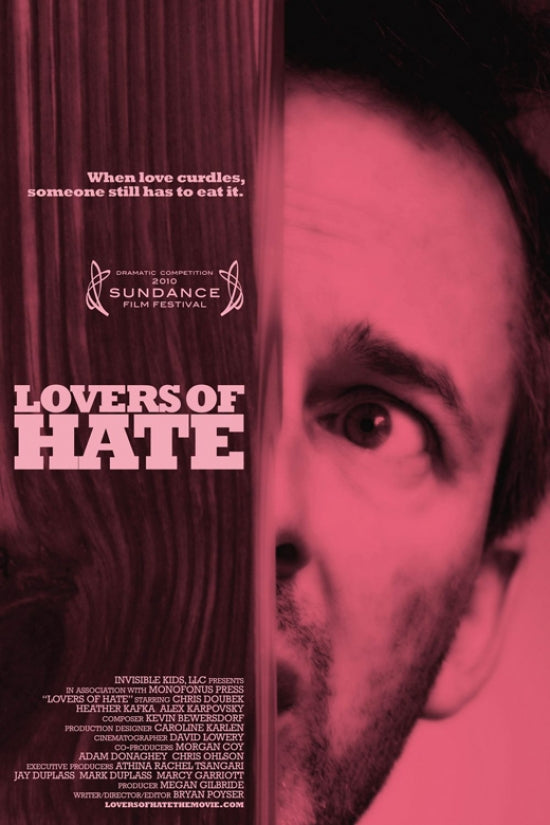 Lovers of Hate Movie Poster Print showcasing vibrant design and colors.