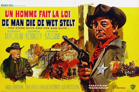 The Good Guys and the Bad Guys Movie Poster Print showcasing classic film art.