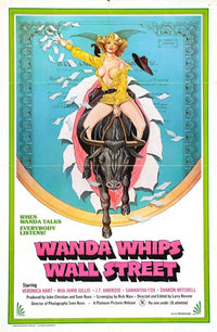 Wanda Whips Wall Street Movie Poster Print showcasing vibrant film art.