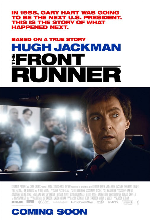 The Front Runner Movie Poster Print showcasing cinematic art.
