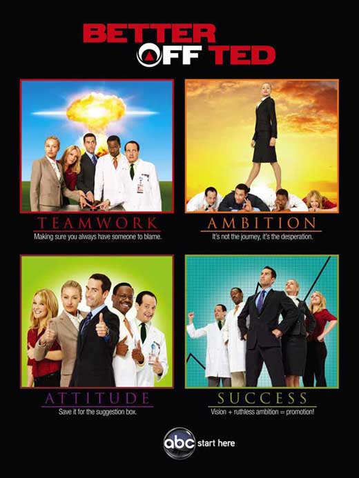 Better Off Ted Movie Poster showcasing comedic themes and vibrant colors