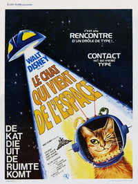 The Cat from Outer Space Movie Poster Print (27x40)