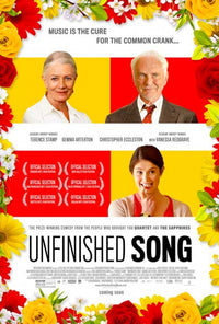 Unfinished Song Movie Poster Print showcasing vibrant colors and emotional imagery.