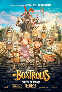 The Boxtrolls Movie Poster Print - 27x40 - Pop Culture Graphics