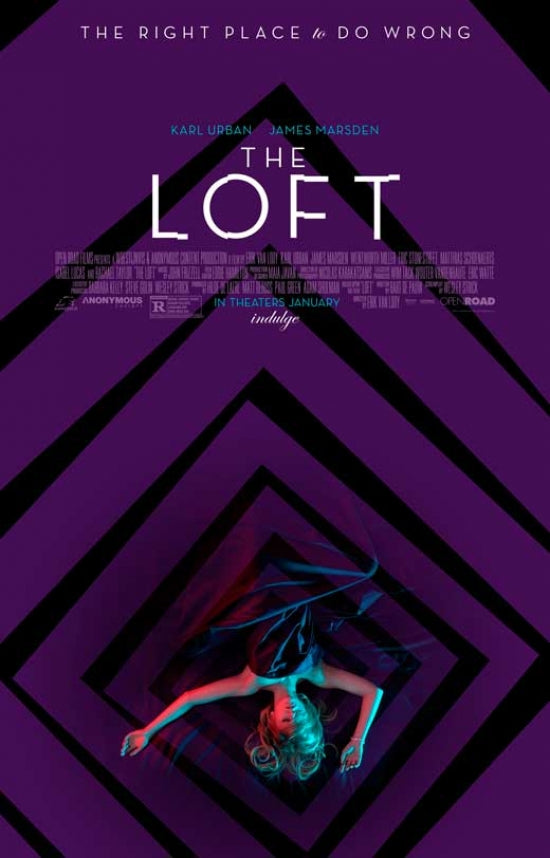The Loft Movie Poster Print showcasing vibrant artwork and cinematic theme.