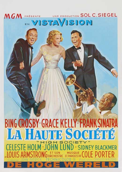 High Society Movie Poster Print for classic film enthusiasts