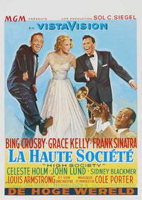 High Society Movie Poster Print for classic film enthusiasts