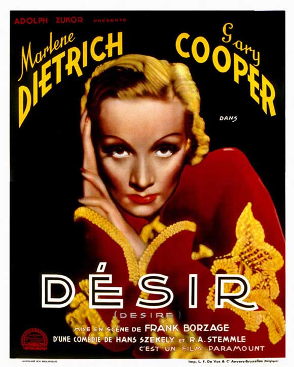 Desire Movie Poster Print showcasing captivating visuals