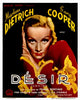 Desire Movie Poster Print showcasing captivating visuals