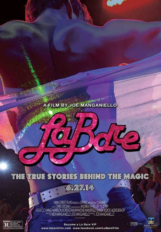 La Bare Movie Poster Print showcasing vibrant colors and cinematic art.