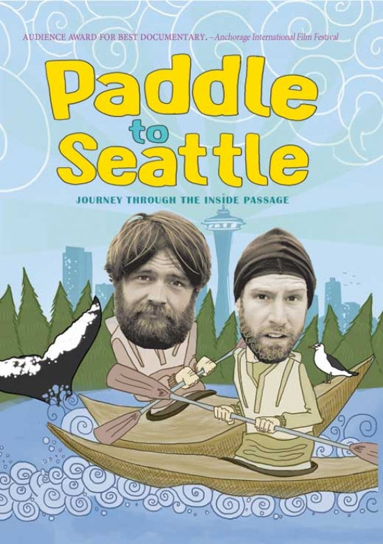 Paddle to Seattle Journey Through the Inside Passage Movie Poster featuring stunning nature scenery.