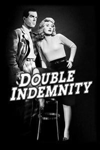 Double Indemnity Movie Poster Print showcasing classic film noir.