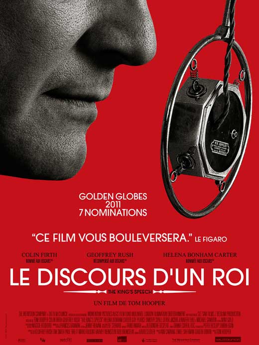 The King's Speech Movie Poster Print showcasing the film's inspirational theme.