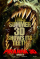 Piranha 3-D Movie Poster Print showcasing thrilling horror imagery