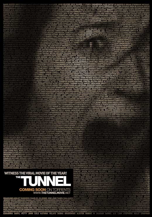 The Tunnel Movie Poster Print featuring dramatic film artwork.