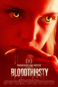 Bloodthirsty Movie Poster Print - Intense Horror Artwork