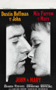 John and Mary Movie Poster Print showcasing film artwork.